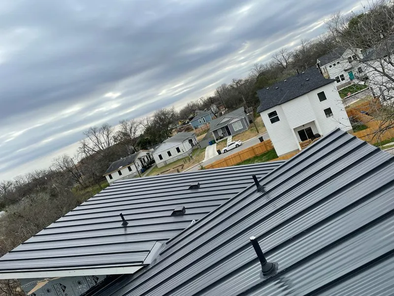 Standing seam metal roof panels with vents for Skylight Repair in Broken Arrow